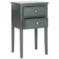 Safavieh Toby End Table- Steel Teal - 29.7 x 14.2 x 16.9 in. AMH6625B